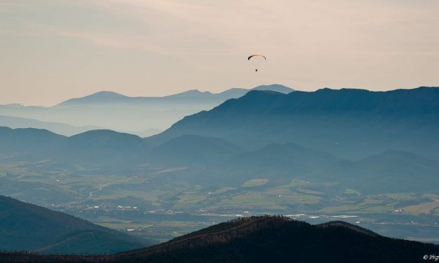 Iñigo Gabiria en la Concentracion de Parapente de Elorrio