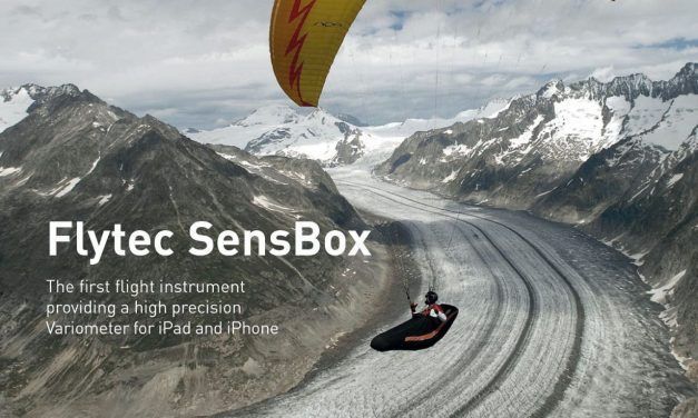 “SensBox” de Flytec , instrumentación de vuelo para iPad e Iphone.