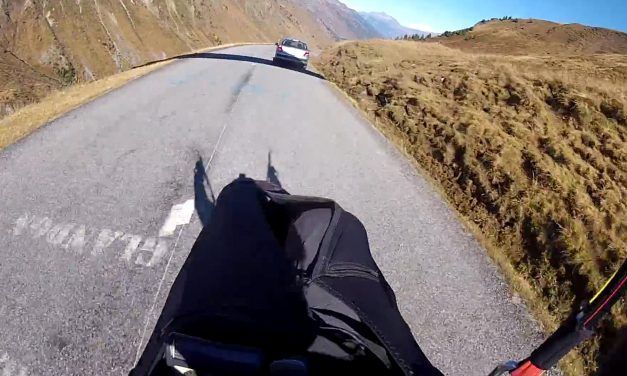 Col du Glandon: Parapente a Ras de Suelo